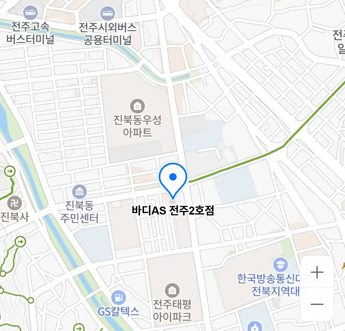 바디AS 전주2호점 위치