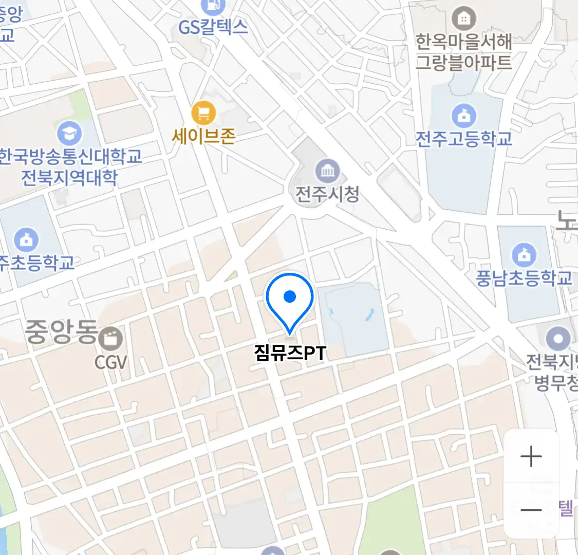 짐뮤즈PT 위치