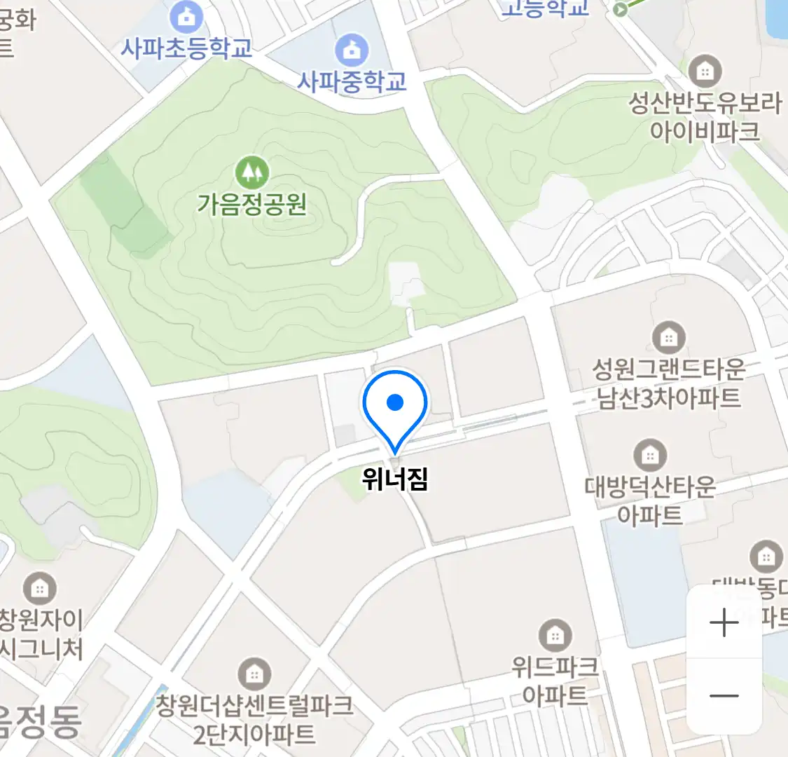 위너짐 위치