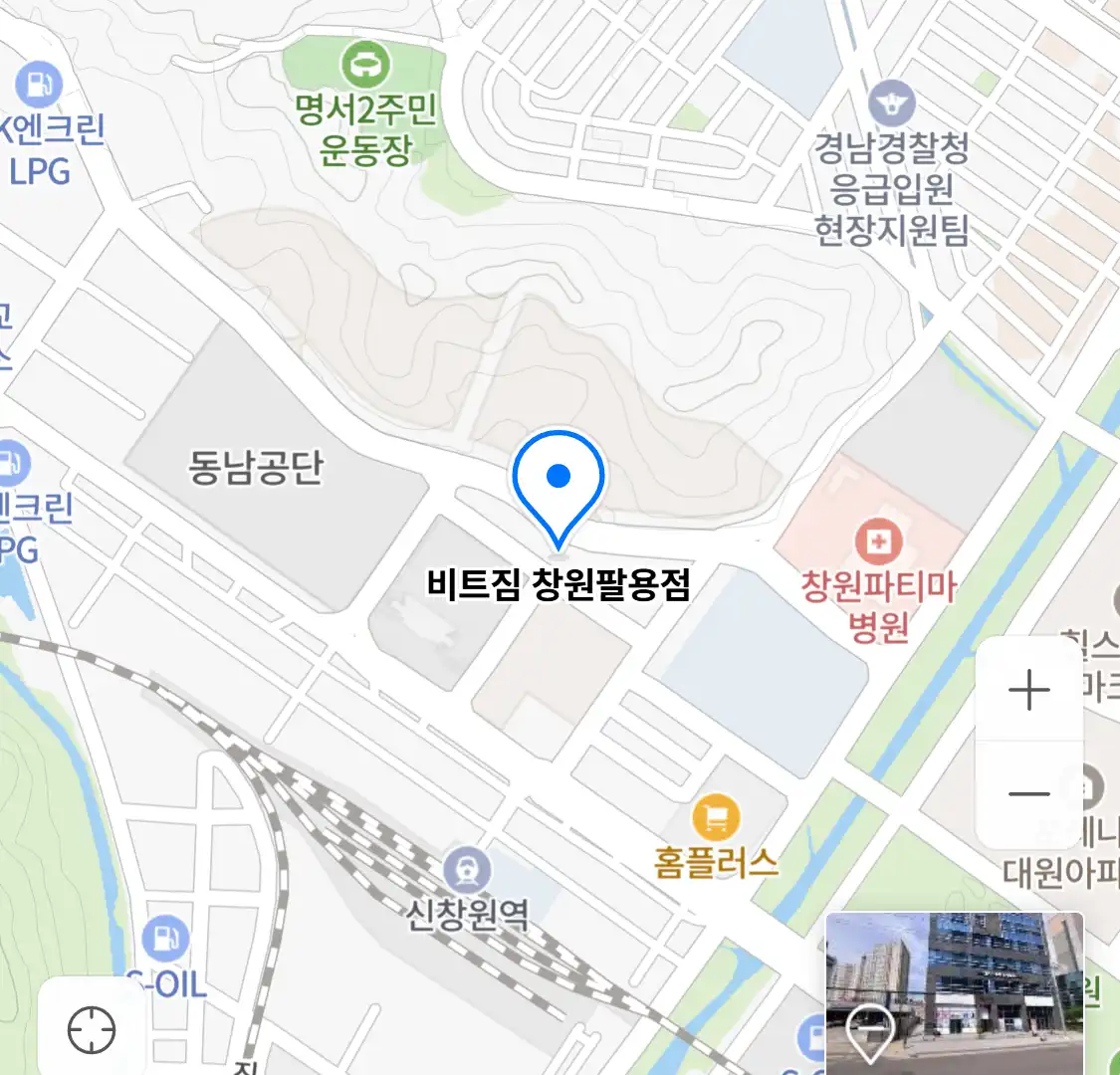 비트짐 창원팔용점 위치