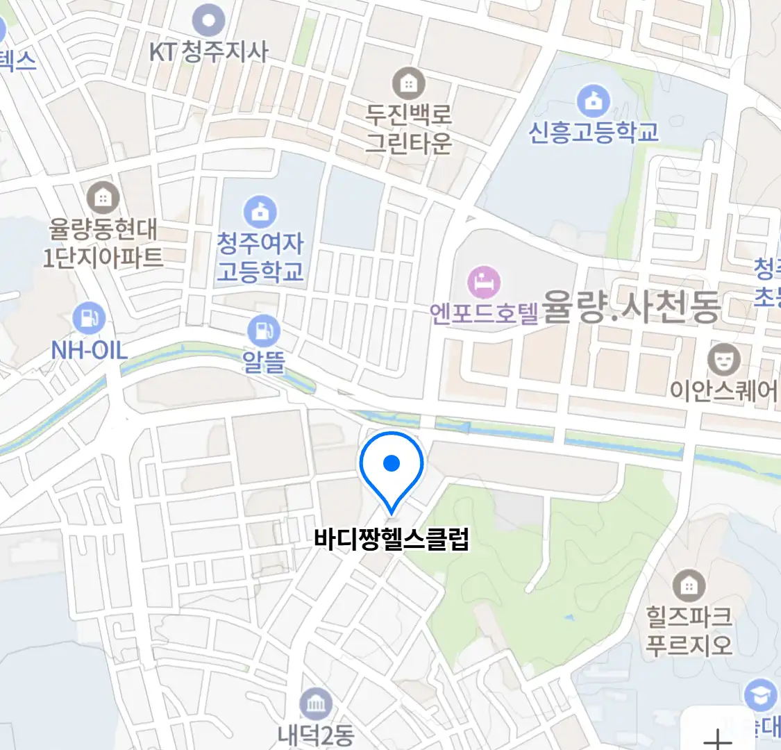 바디짱헬스클럽 위치