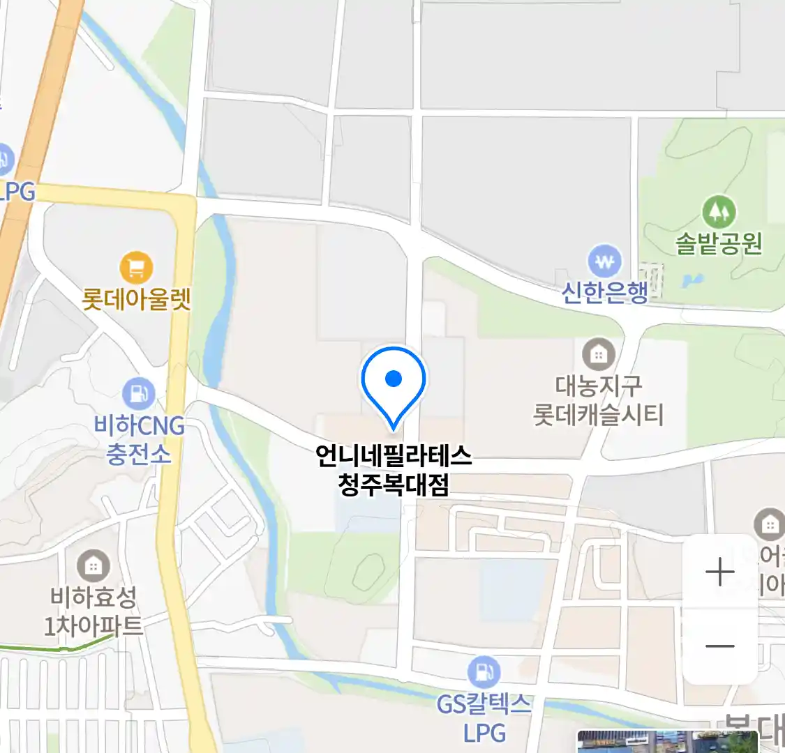 언니네필라테스 청주복대점 위치