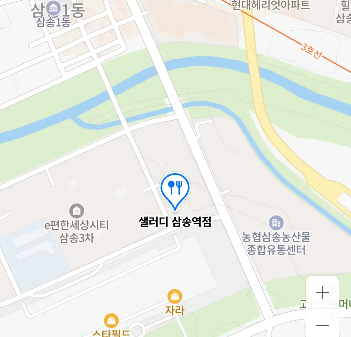 샐러디 삼송역점 위치