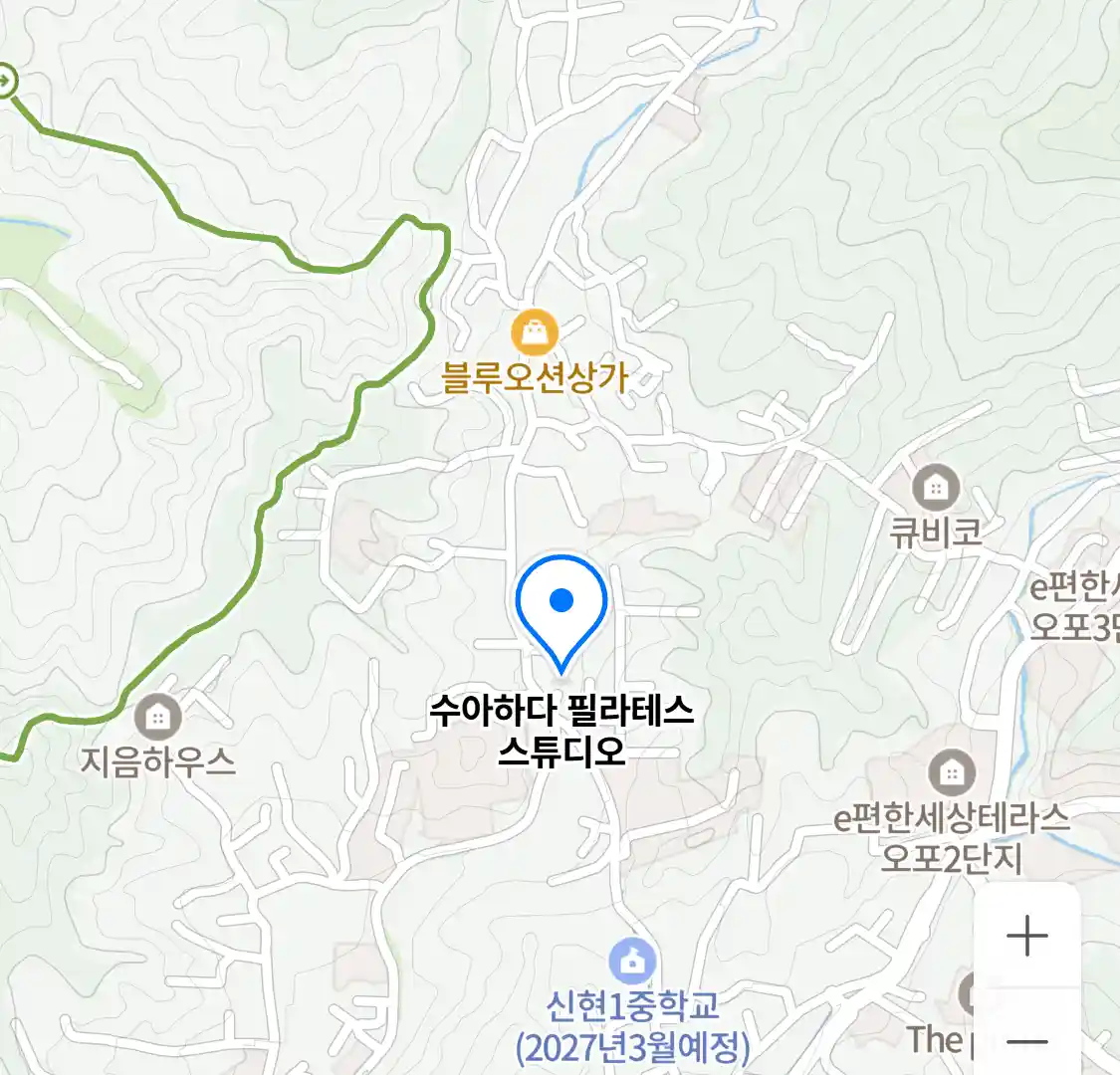 수아하다 필라테스 스튜디오 위치