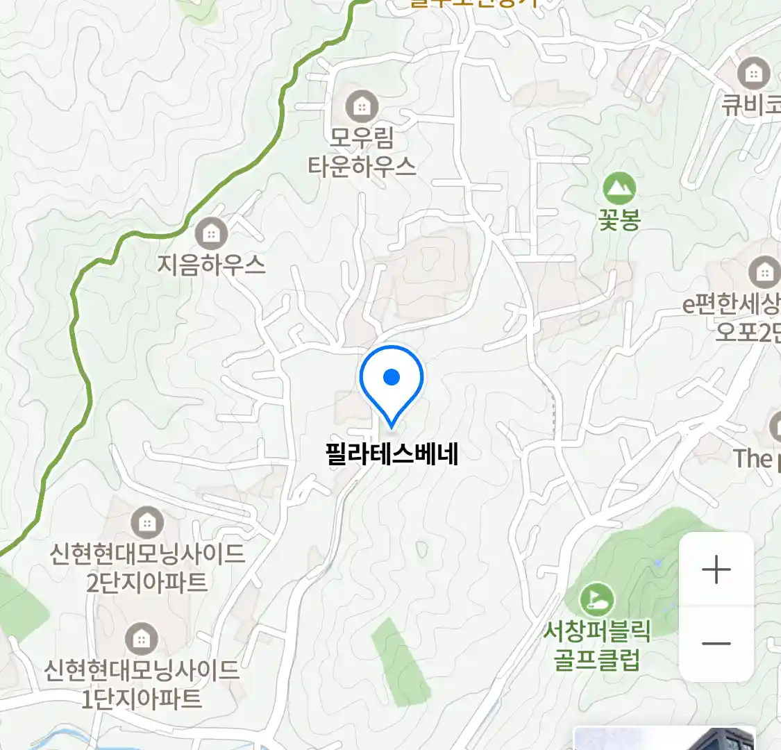 필라테스베네 위치