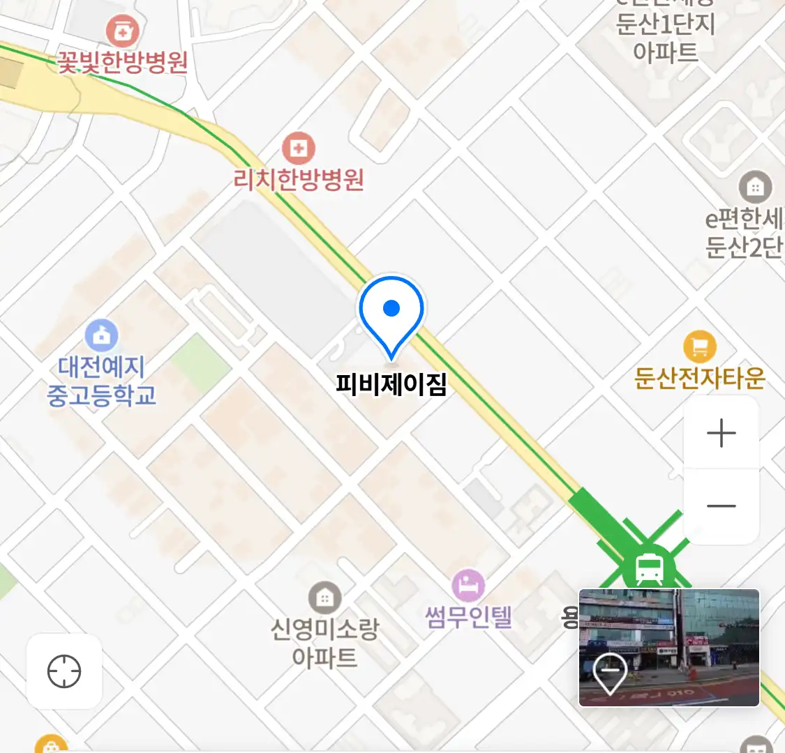 피비제이짐 위치