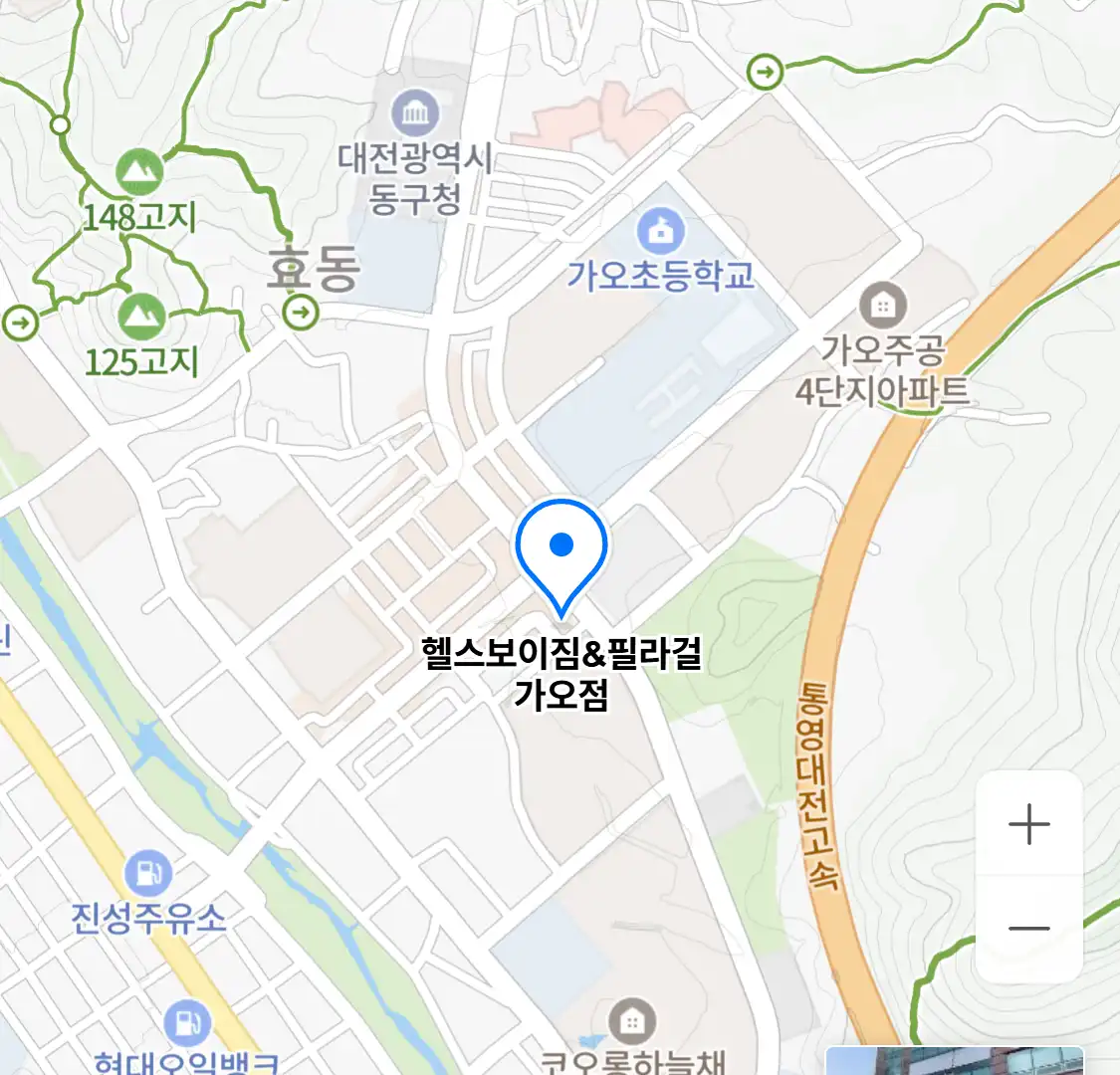 헬스보이짐&필라걸 가오점 위치