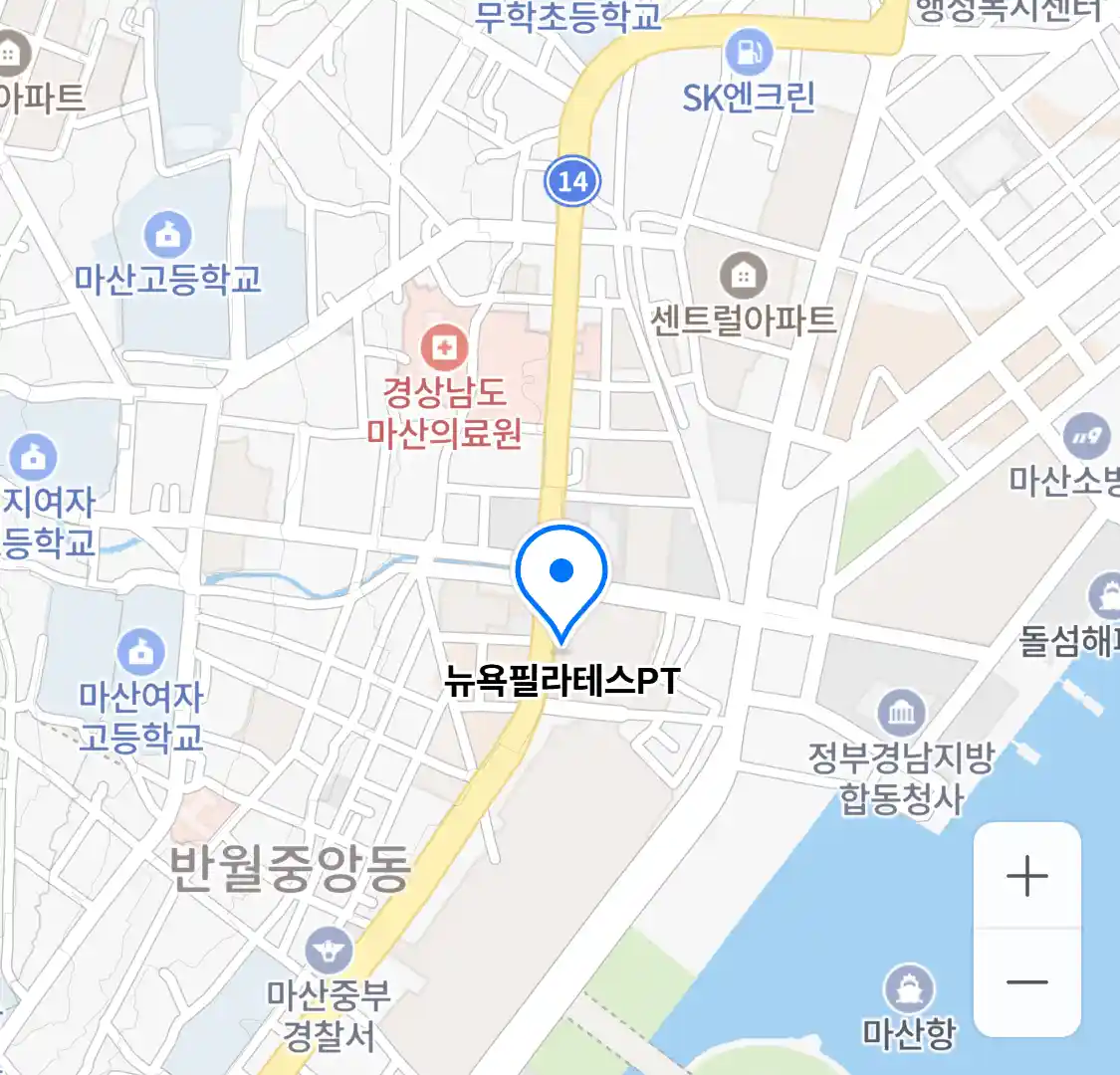 뉴욕필라테스PT 위치