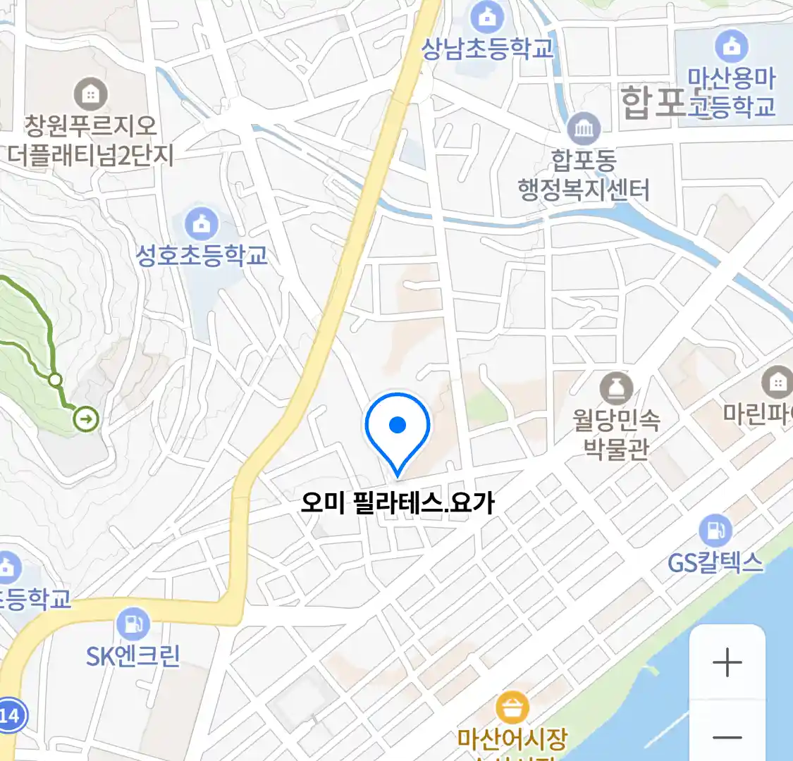 오미 필라테스.요가 위치