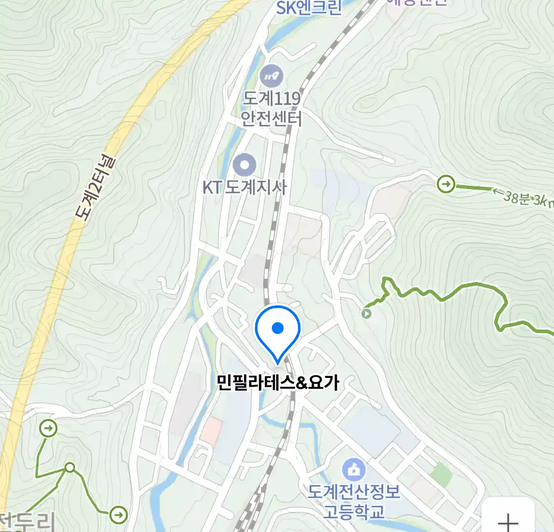 민필라테스&요가 위치