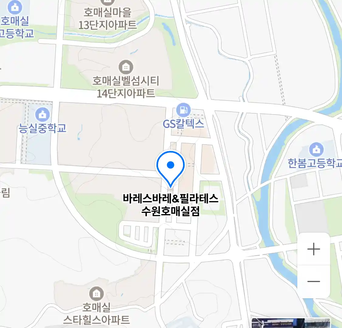 바레스바레&필라테스 수원호매실점 위치