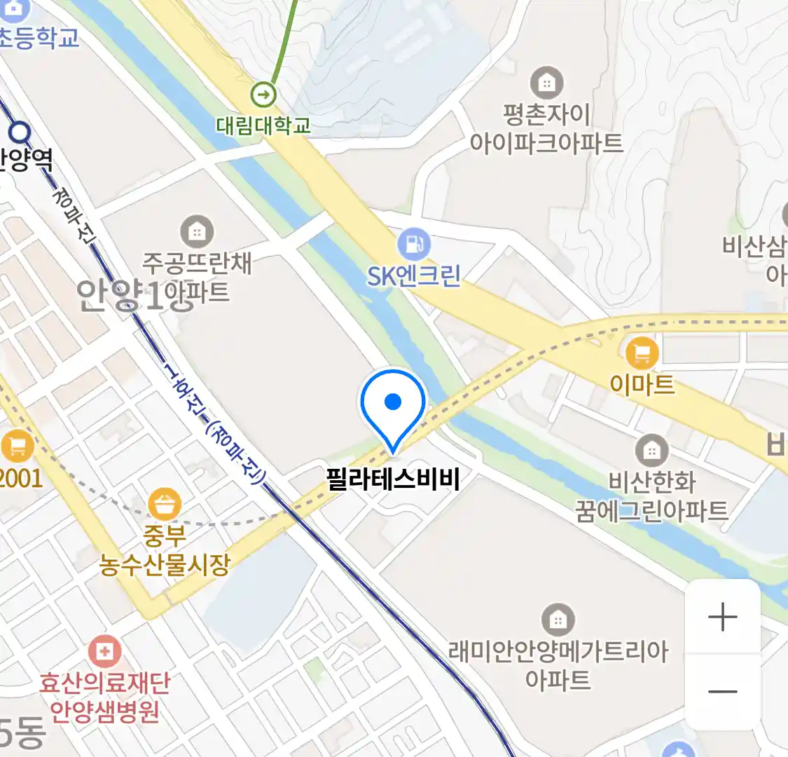 필라테스비비 위치
