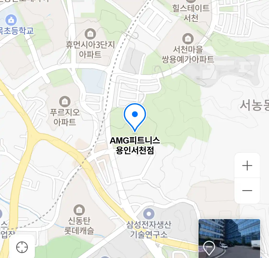 AMG피트니스 용인서천점 위치