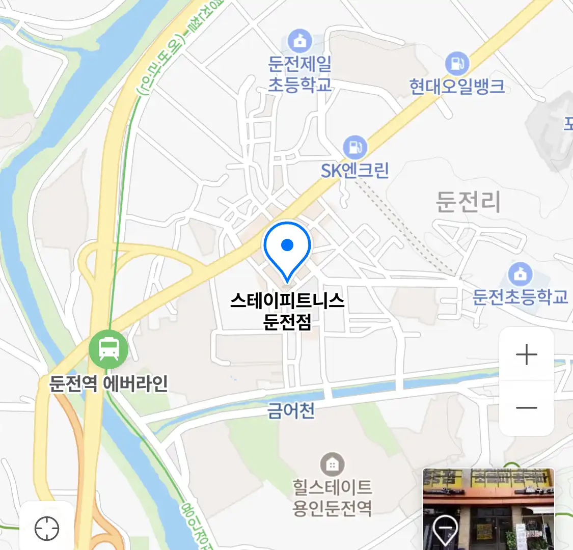 스테이피트니스 둔전점 위치