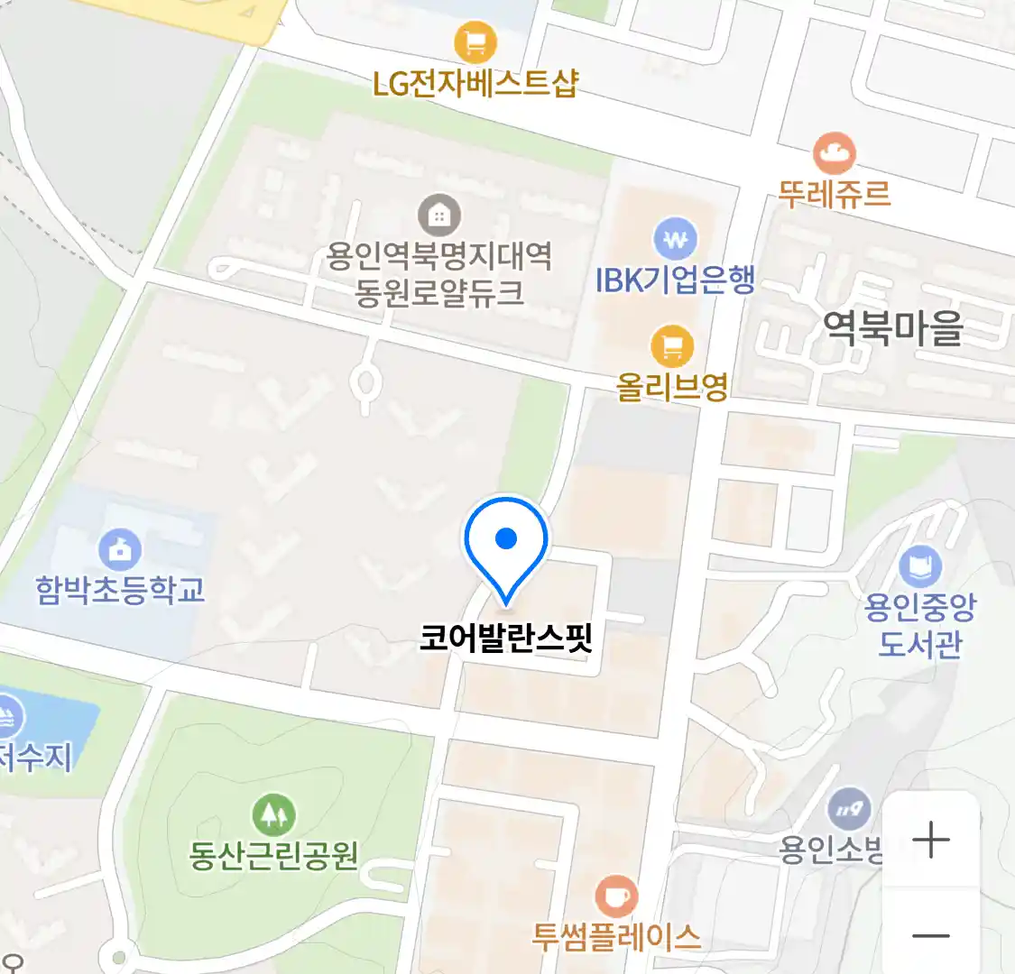 코어발란스핏 위치