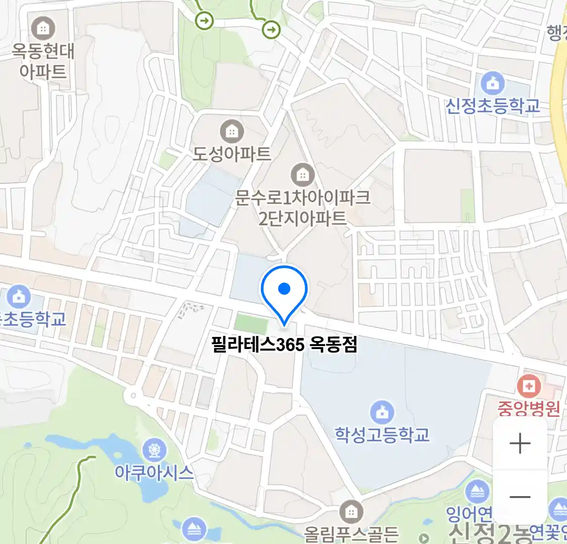 필라테스365 옥동점 위치