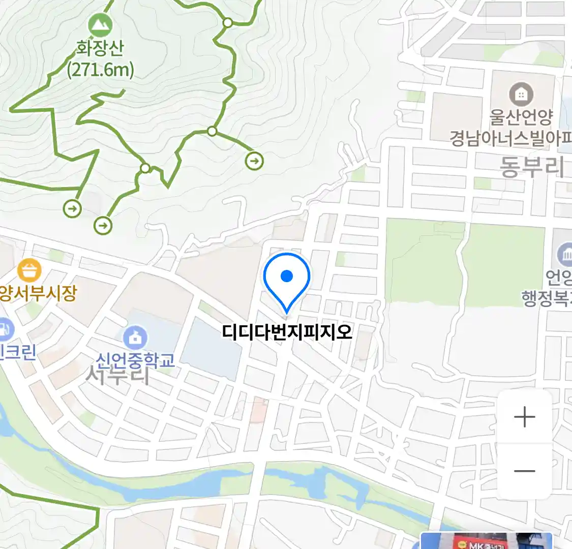 디디다번지피지오 위치
