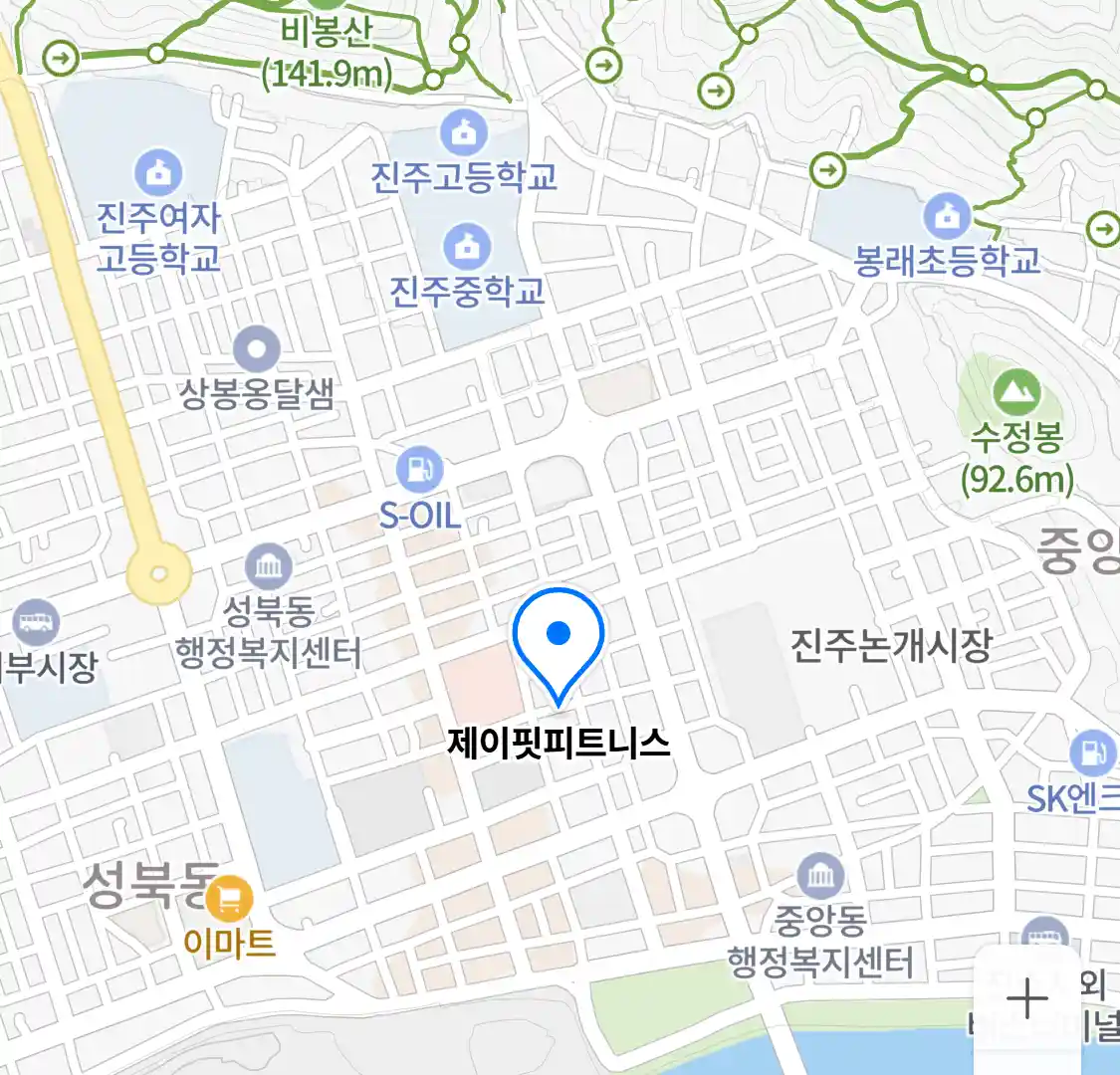 제이핏피트니스 위치