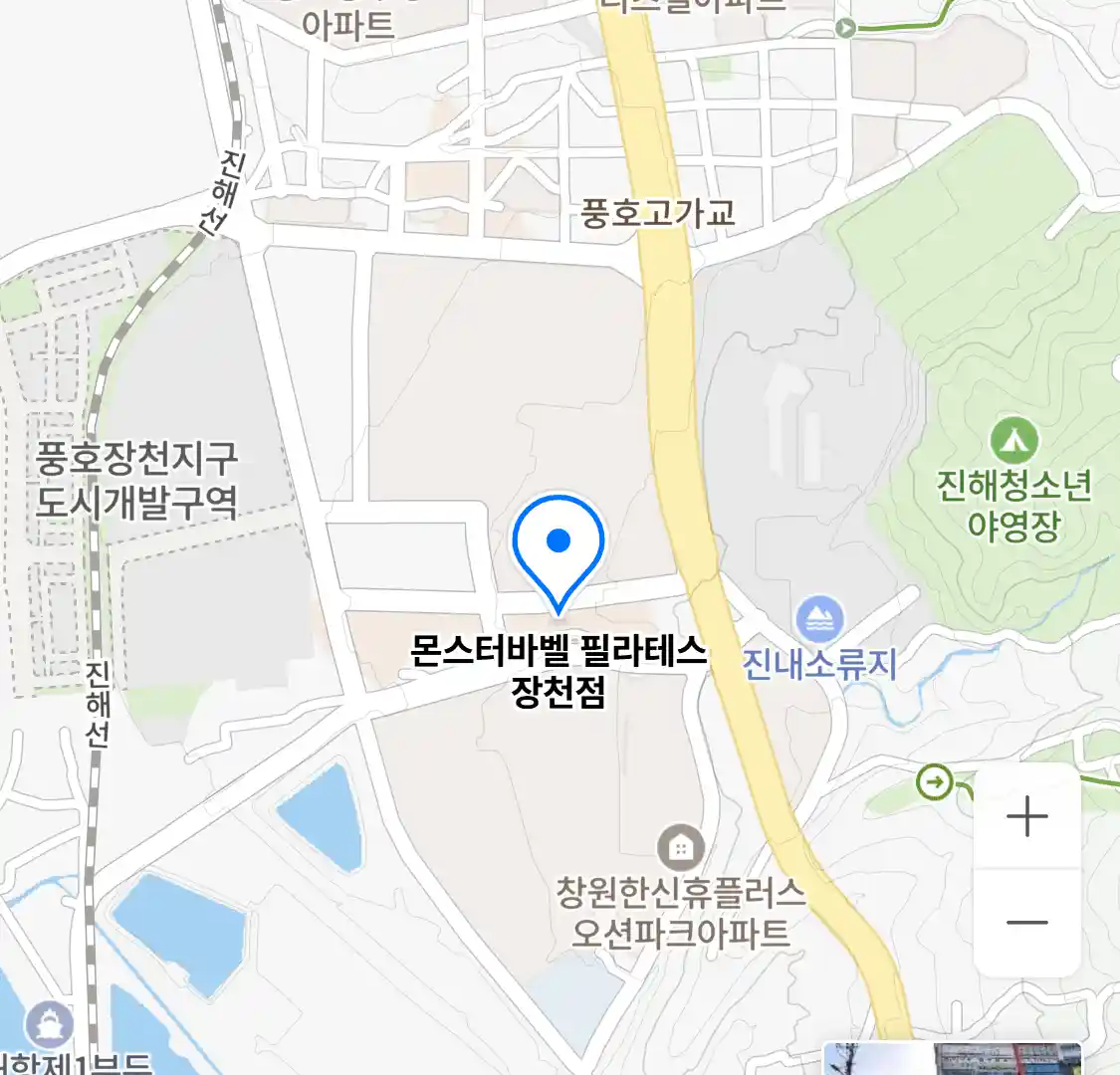 몬스터바벨 필라테스 장천점 위치