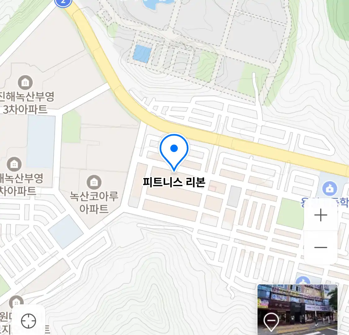 피트니스 리본 위치