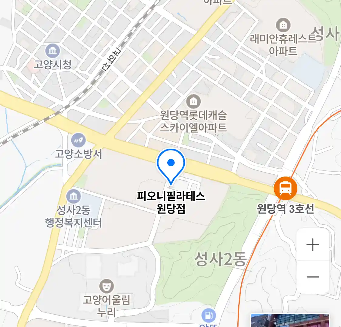 피오니필라테스 원당점 위치