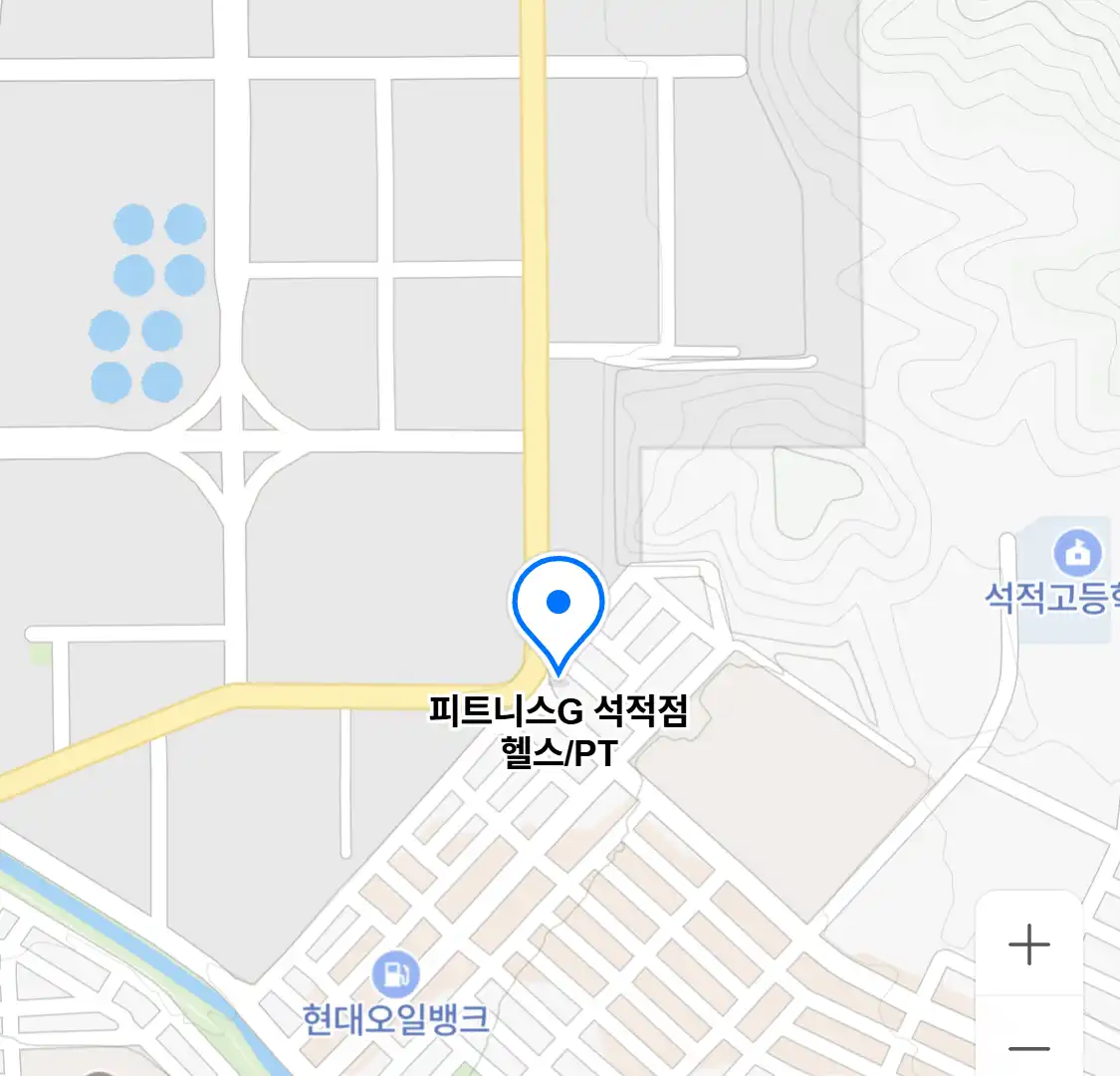 피트니스G 석적점 헬스/PT 위치