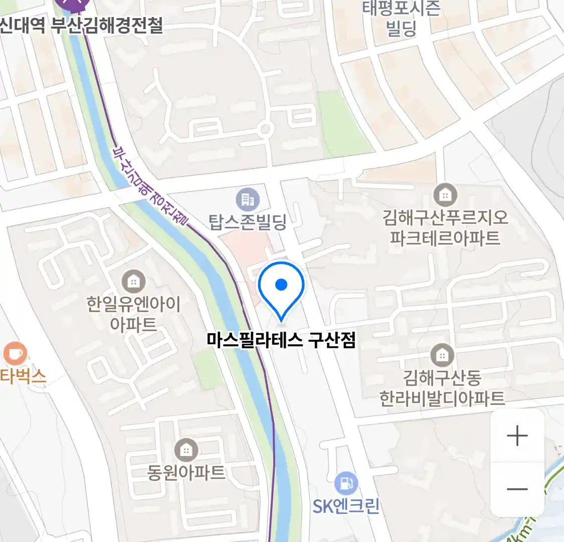 마스필라테스 구산점 위치