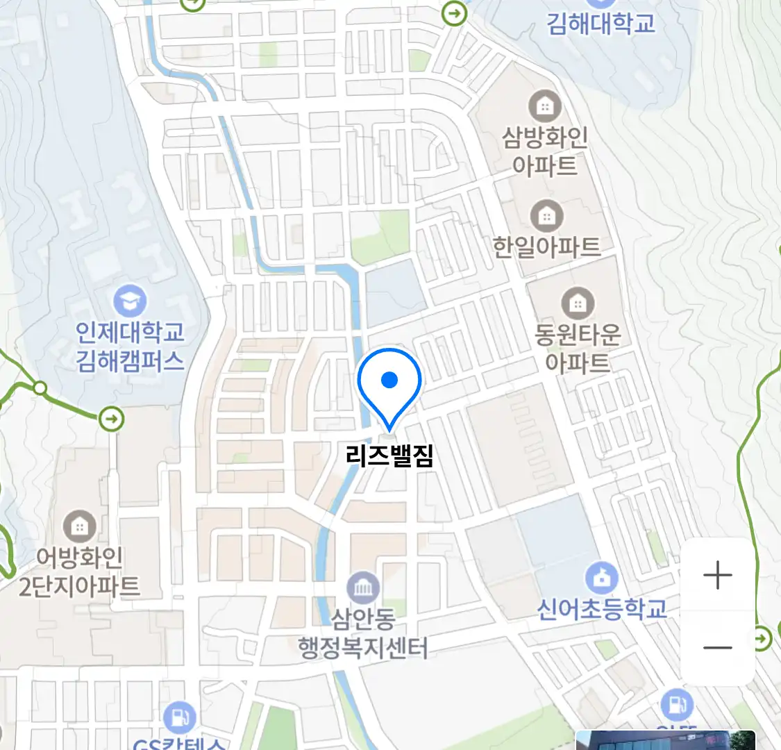 리즈밸짐 위치