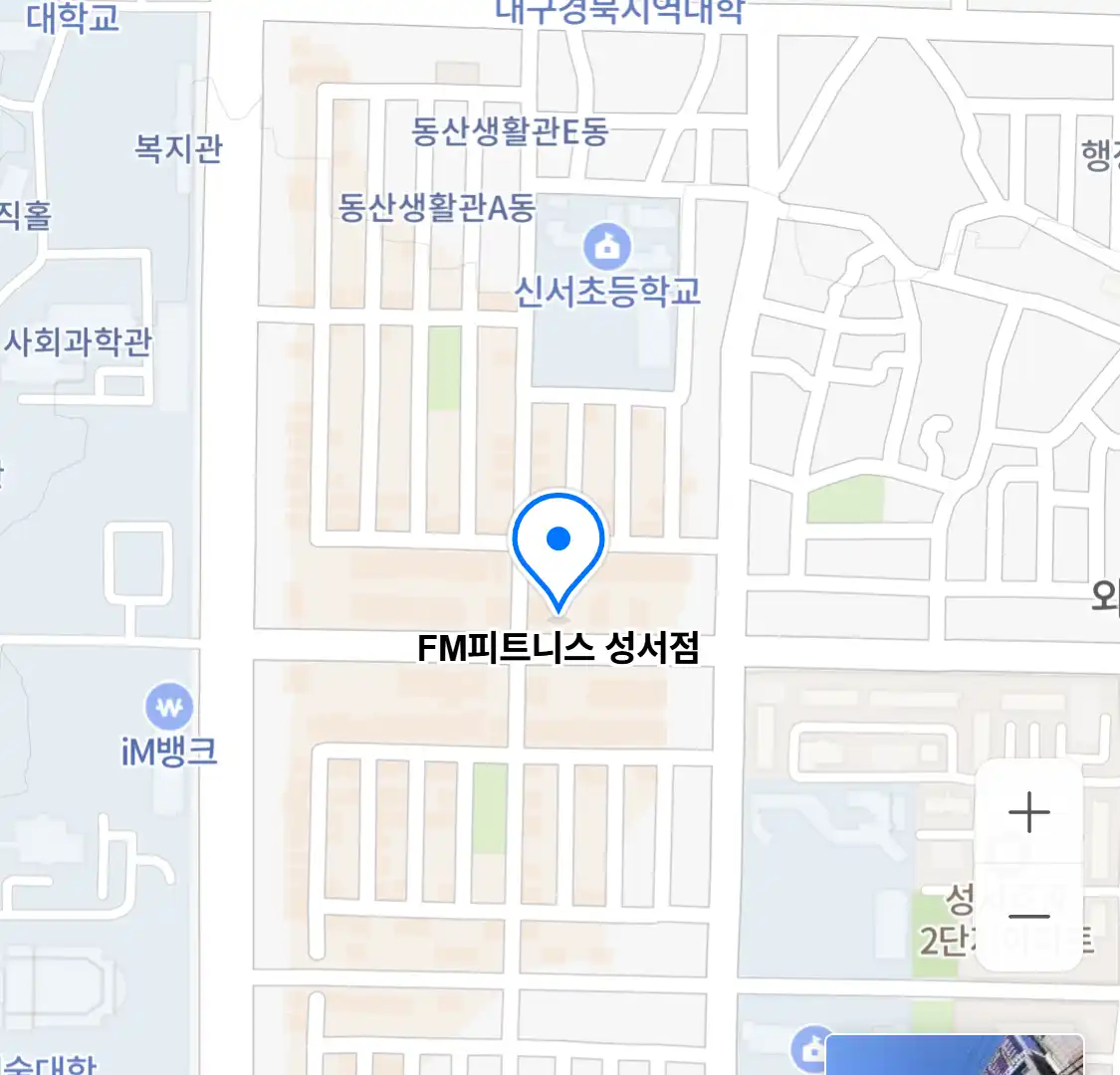 FM피트니스 성서점 위치