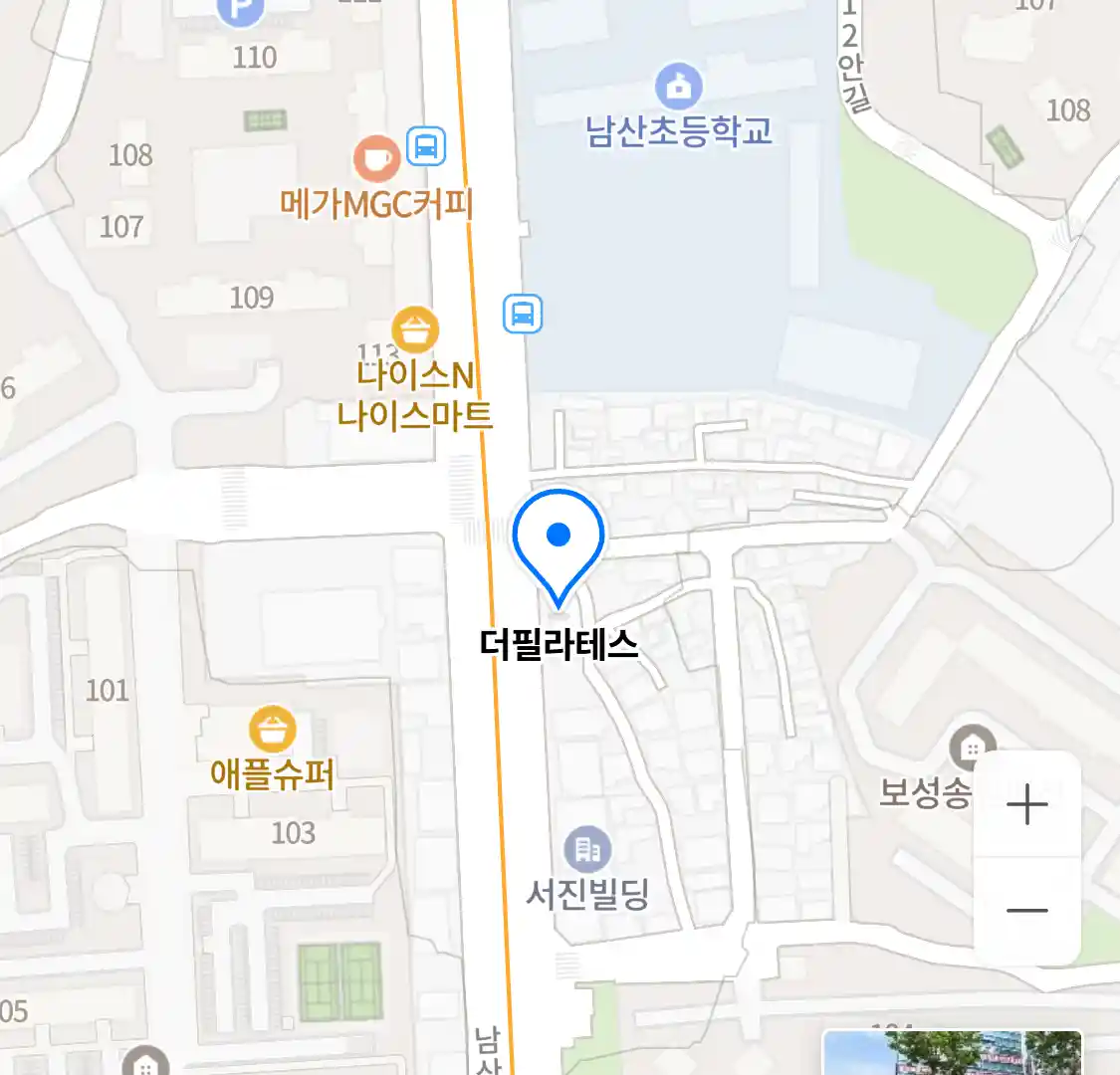 더필라테스 위치