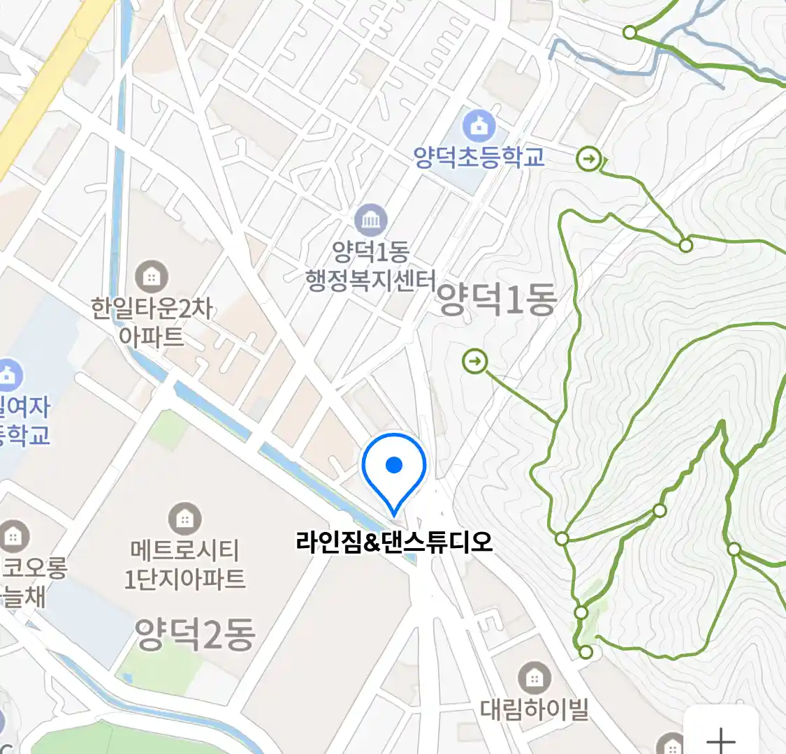 라인짐&댄스튜디오 위치