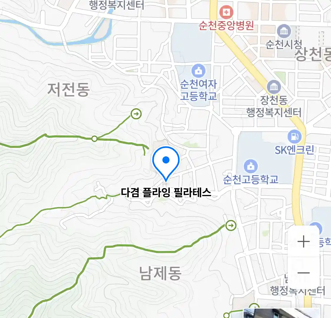 다겸 플라잉 필라테스 위치