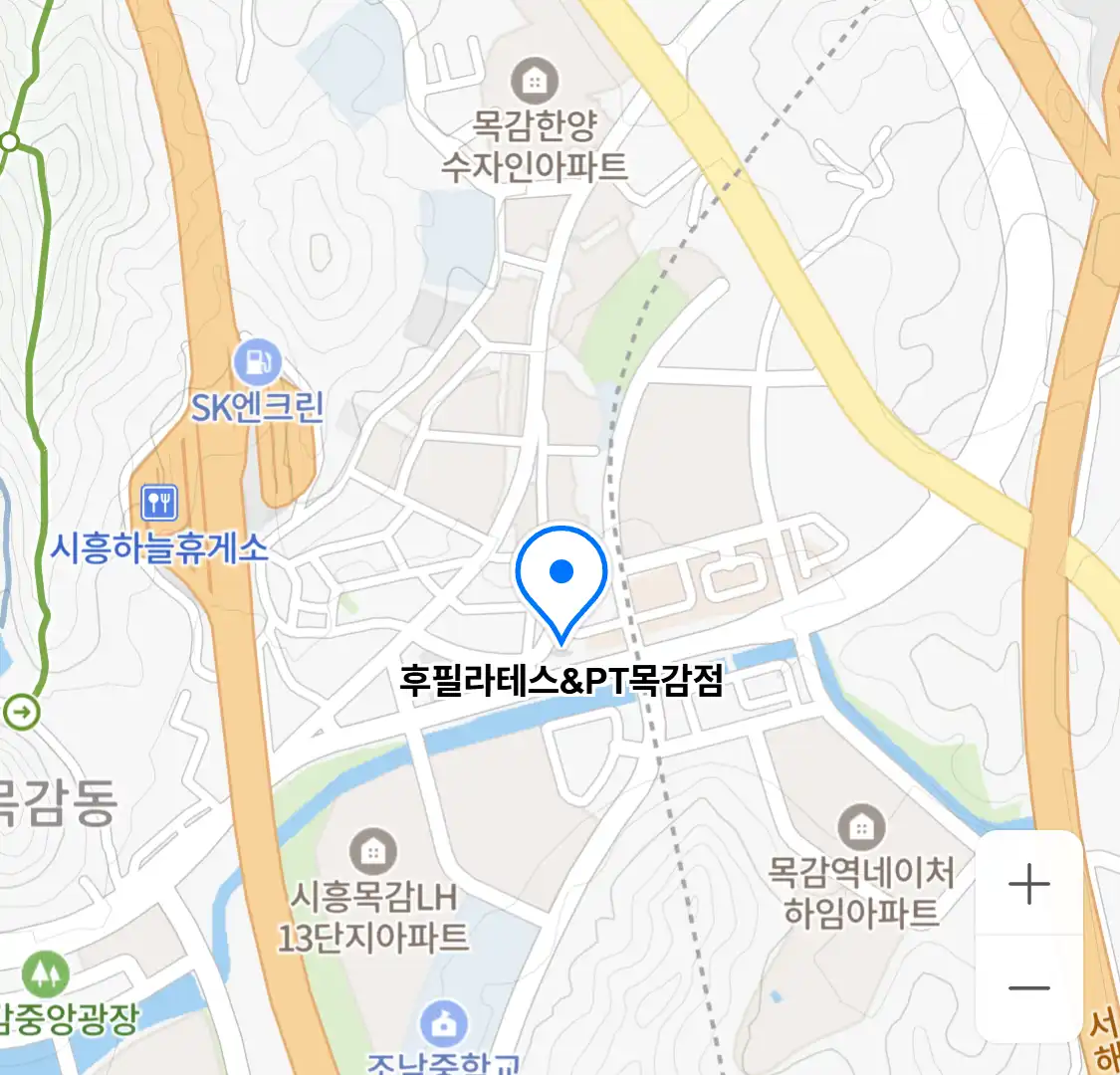 후필라테스&PT목감점 위치