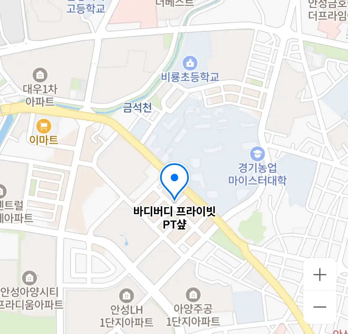 바디버디 프라이빗 PT샾 위치