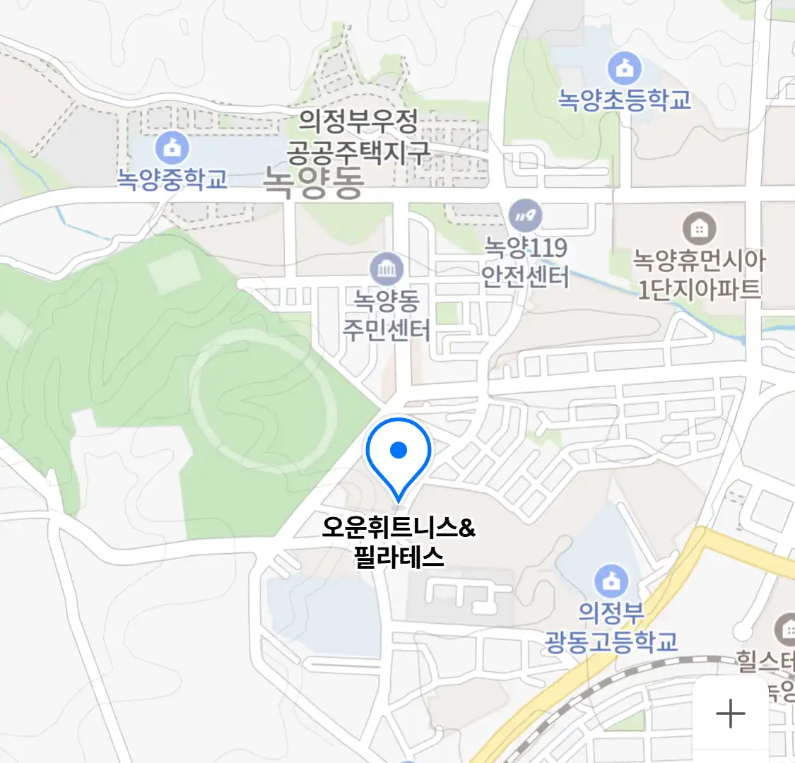 오운휘트니스필라테스 위치