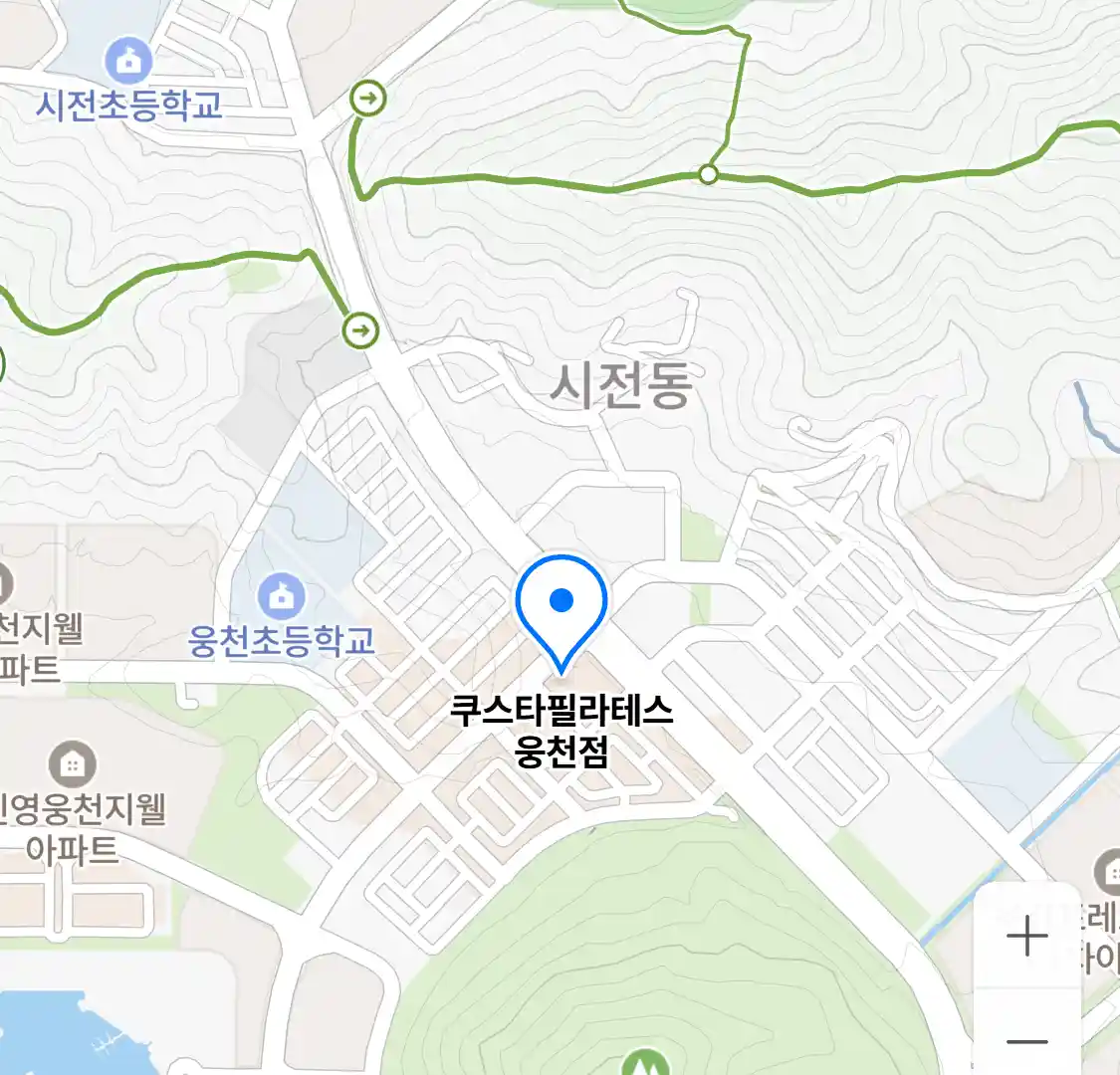쿠스타필라테스 웅천점 위치