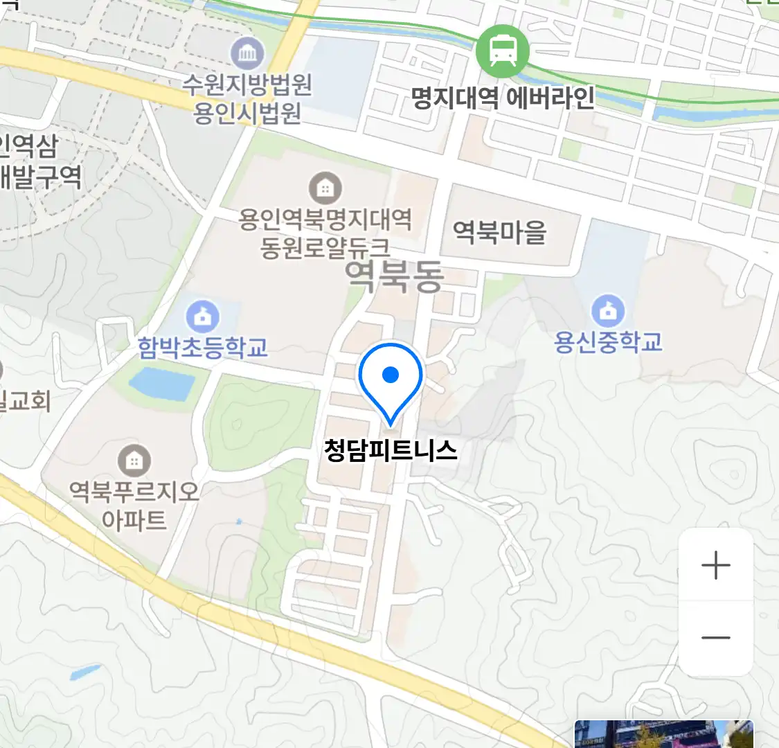 청담피트니스 위치