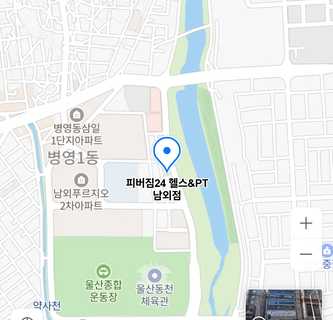 피버짐24 헬스&PT 남외점 위치