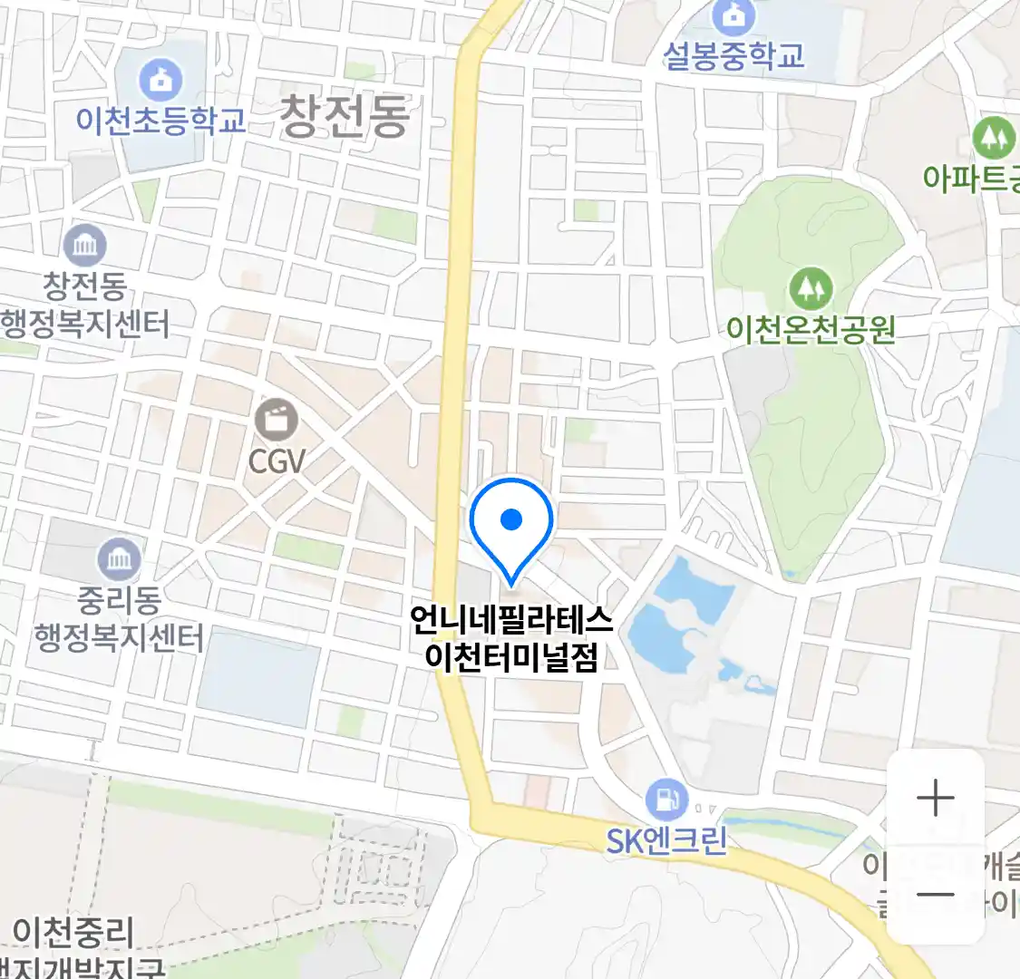 언니네필라테스 이천터미널점 위치