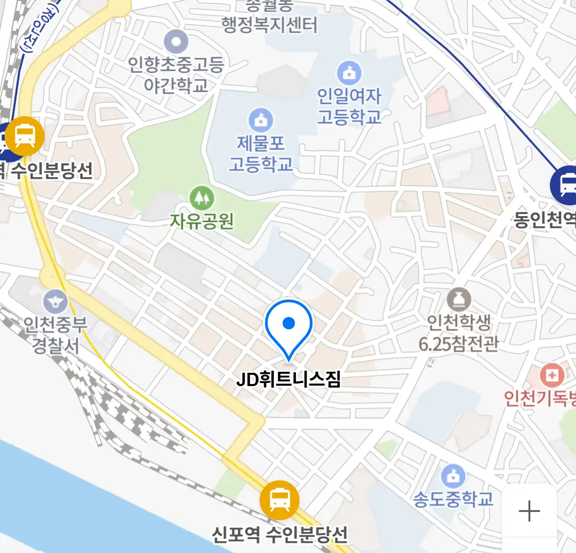 JD휘트니스짐 위치