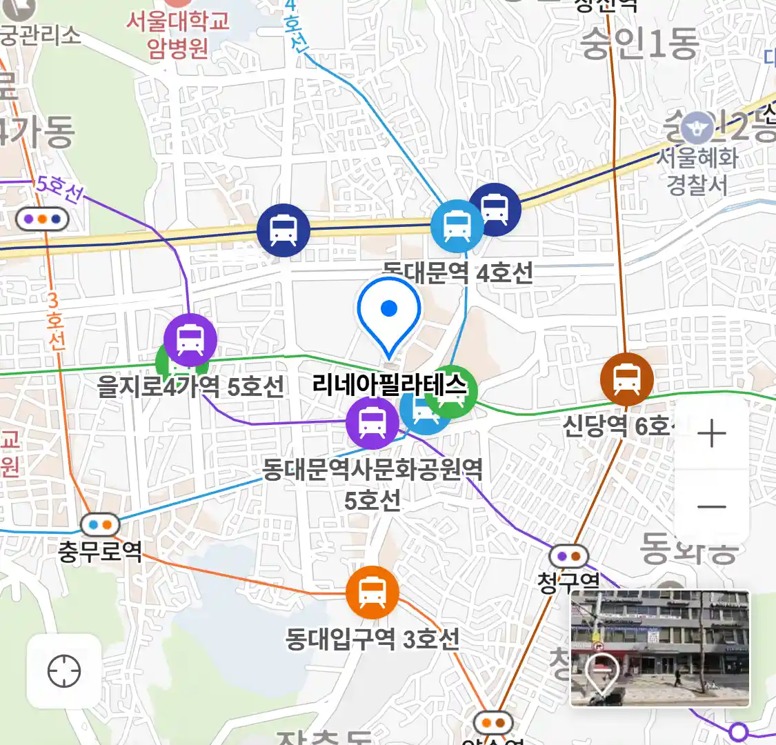 리네아필라테스 위치