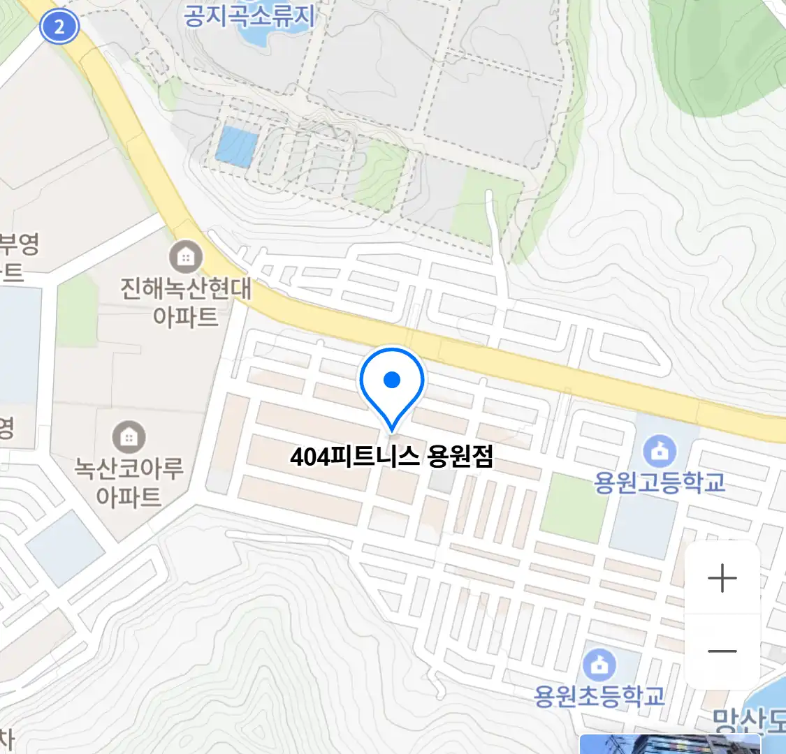 404피트니스 용원점 위치