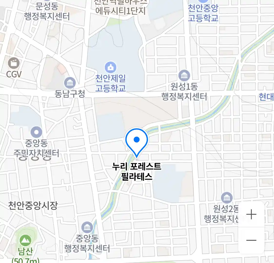 누리 포레스트 필라테스 위치