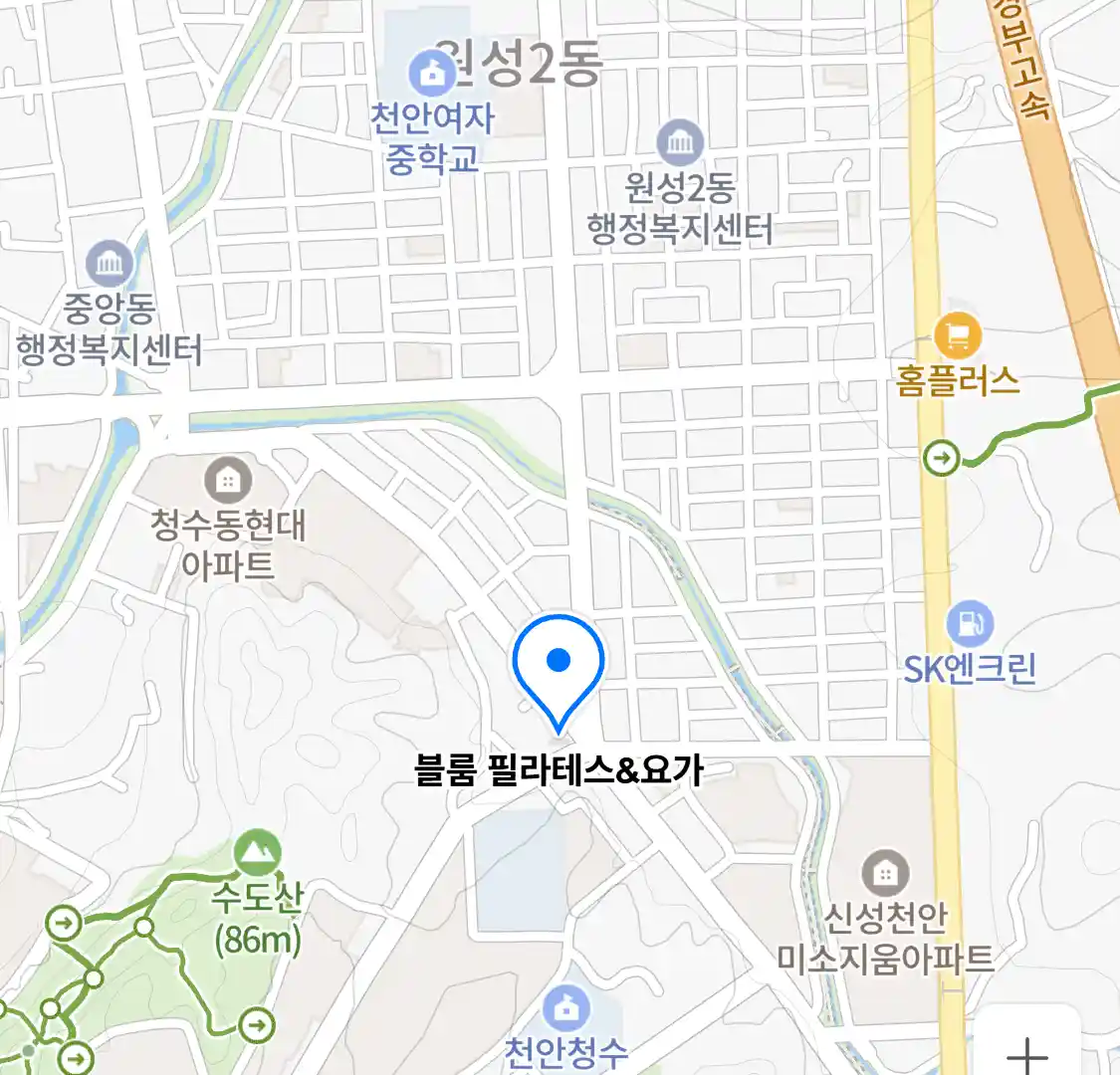 블룸 필라테스&요가 위치