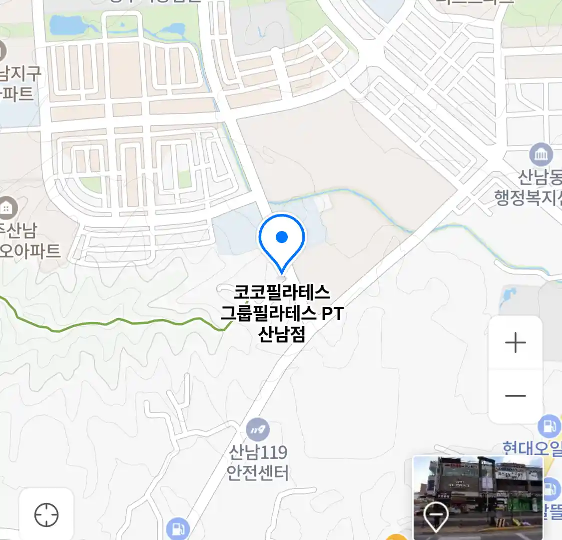 코코필라테스 그룹필라테스 PT 산남점 위치