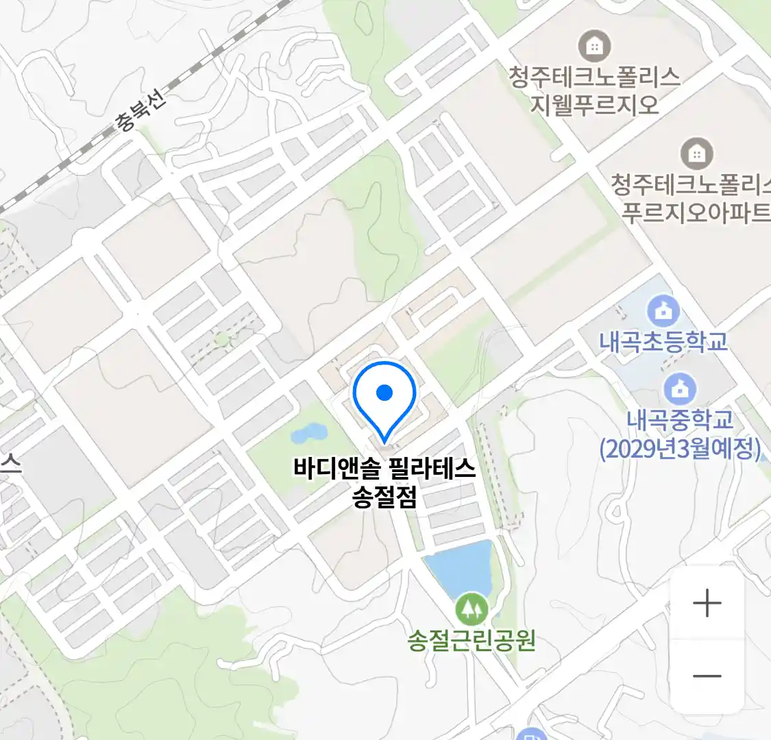 바디앤솔 필라테스 송절점 위치