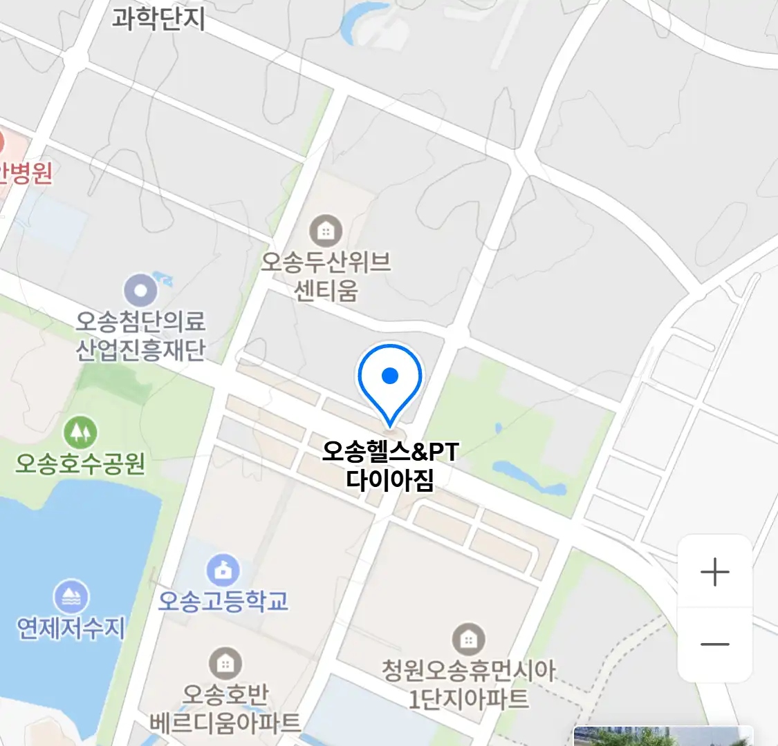오송헬스&PT 다이아짐 위치