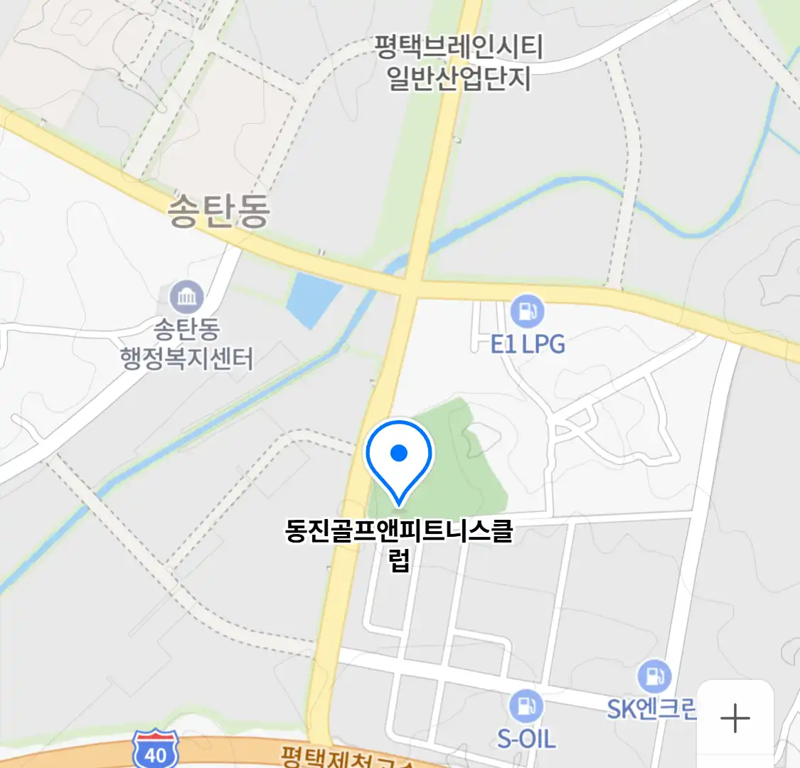 동진골프앤피트니스클럽 위치