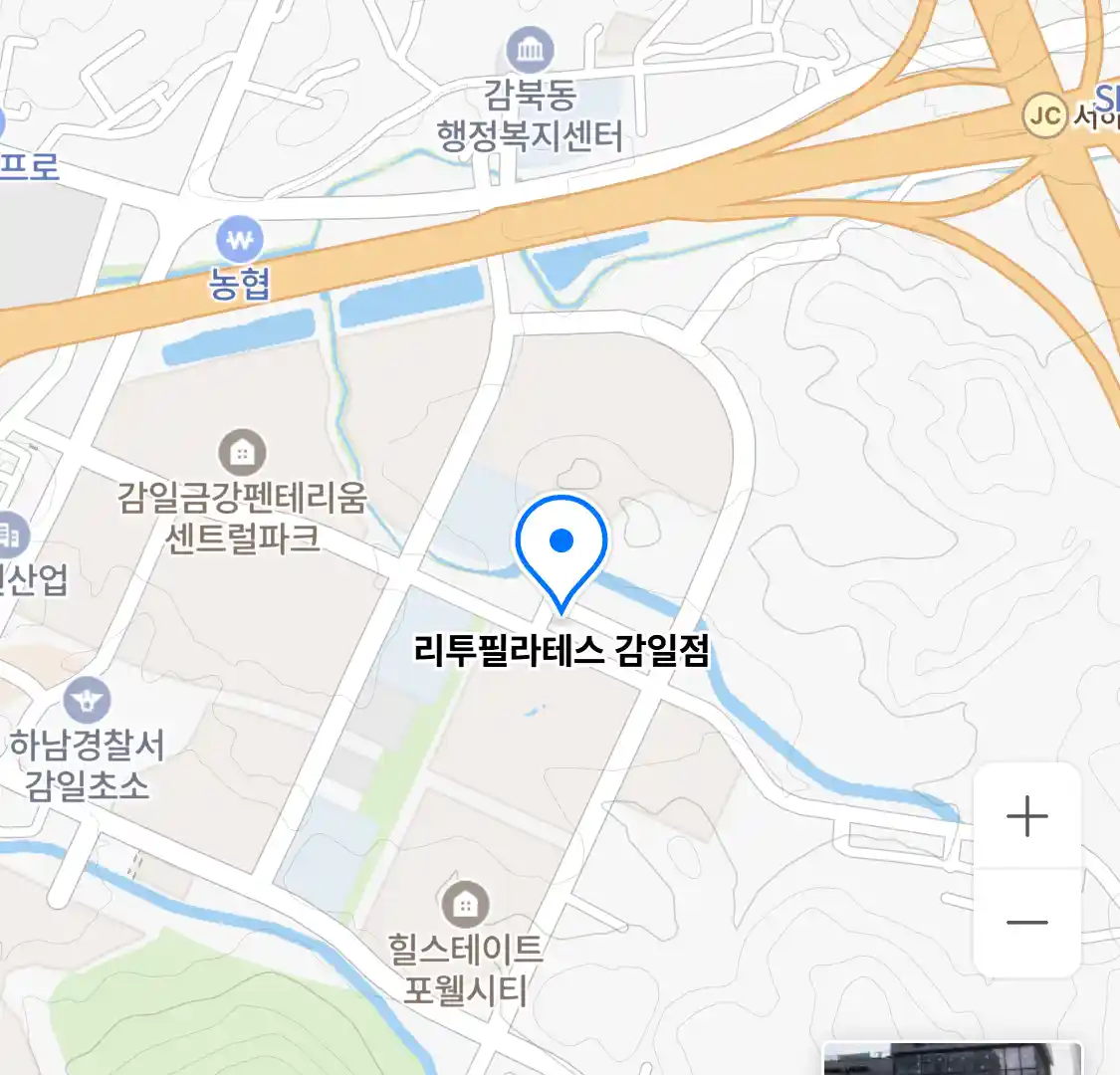 리투필라테스 감일점 위치