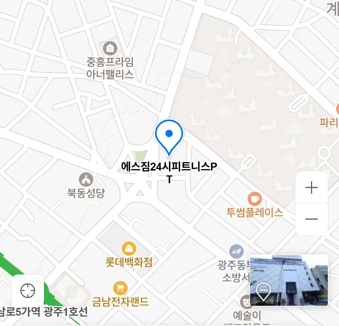 에스짐24시피트니스PT 위치